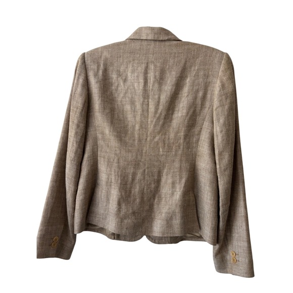 Elegant Beige Women's Blazer - Picture 5 of 11